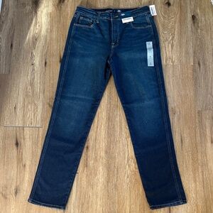 Women’s Size 8 Old Navy Deep Blue High Rise Slim Fit Jeans